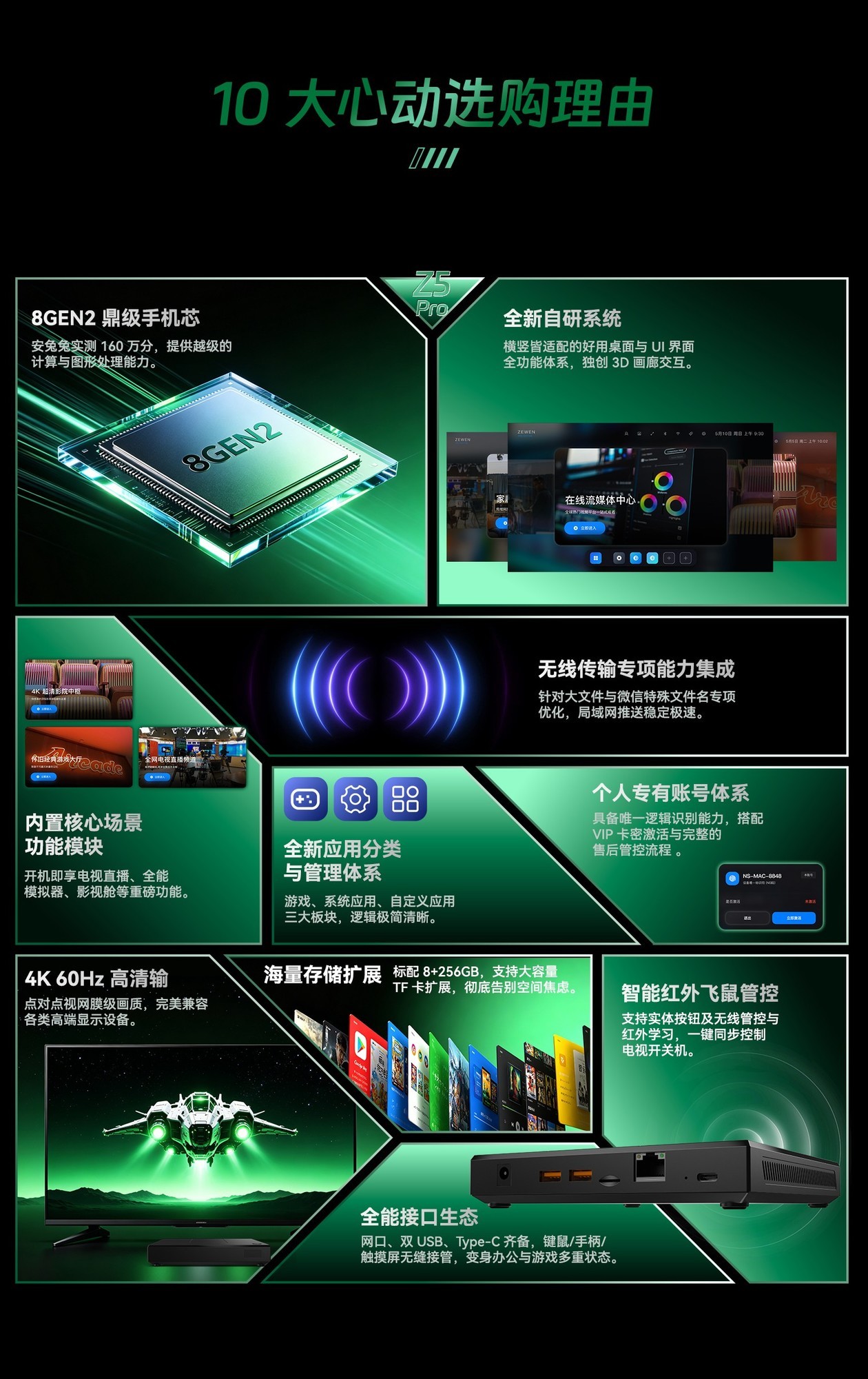 泽文手作Z5PRO 正式发布:骁龙8Gen2+ 自研ZEWENOS重新定义游戏体验天花板