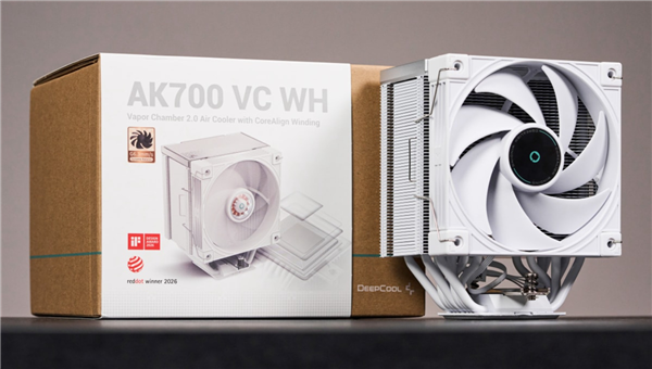 九州风神冰立方AK700 VC发布:VC2.0均热板+七热管,449元售