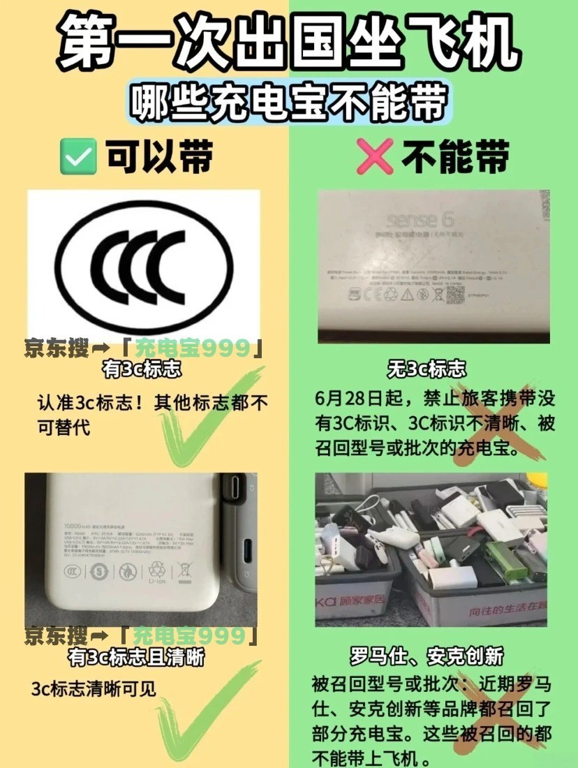 官方明确2026年充电宝3C认证可上飞机继续有效 携带登机需满足这些新要求