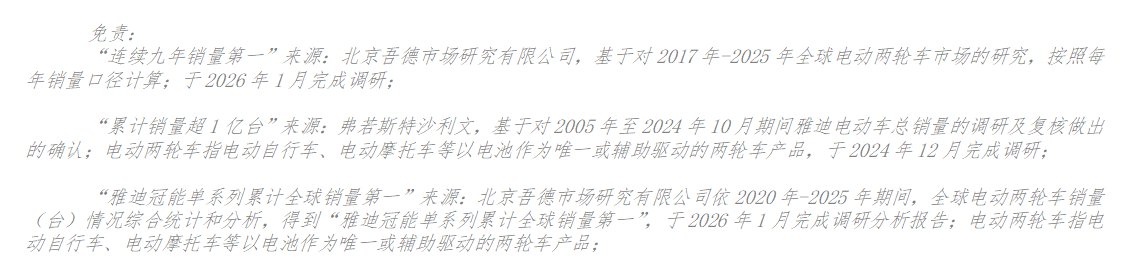 雅迪释放行业新信号：两轮电动车的下半场，是“科技普惠”的时代