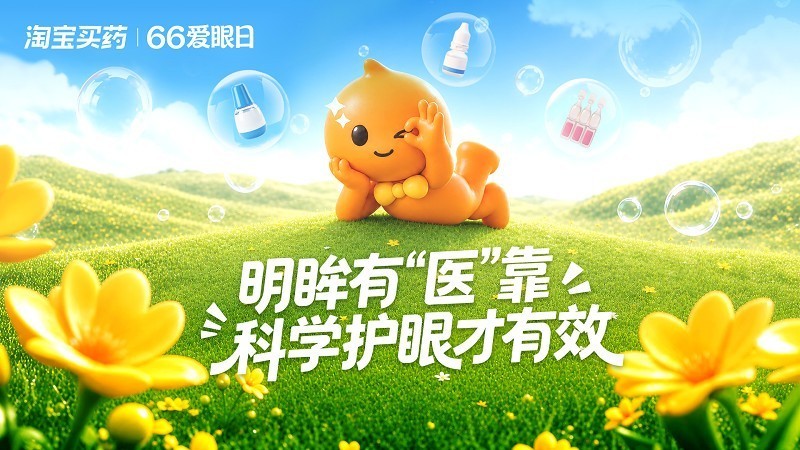 倡议科学护眼:淘宝买药联合参天、齐鲁、恒瑞等6家药企共建“科学护眼联盟”