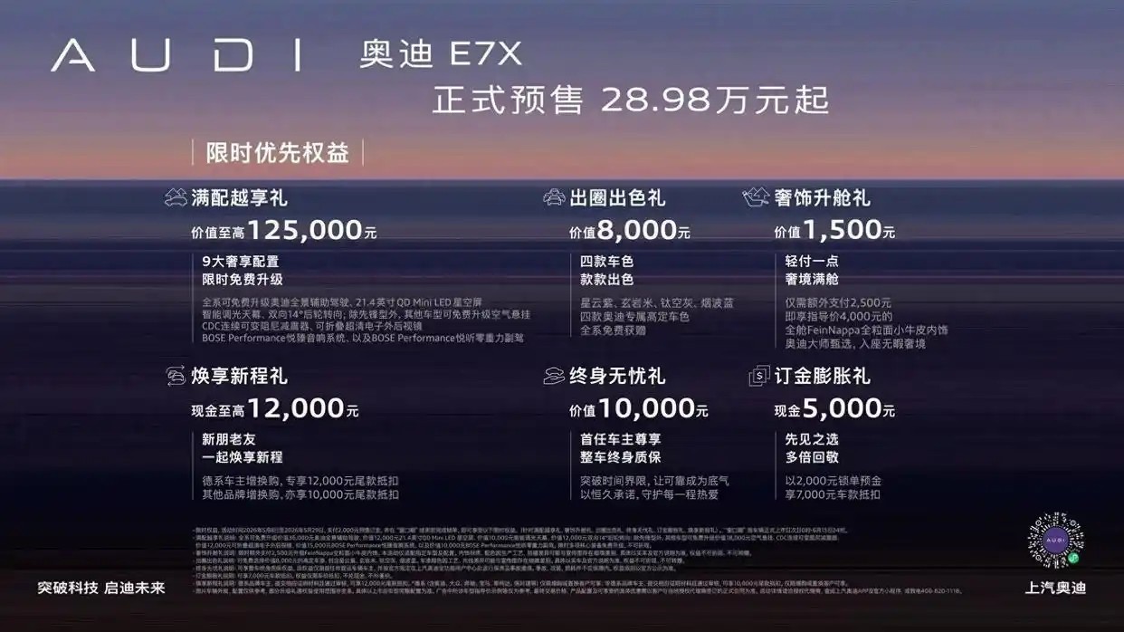 AUDI OS 2.0加持、V2X车路协同首发，奥迪E7X智能配置深度解读
