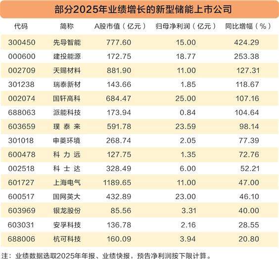 锚定新兴支柱产业定位    新型储能释放