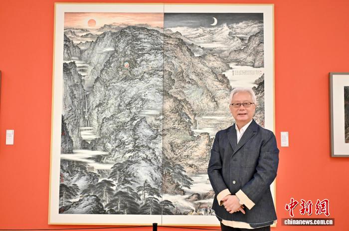 55岁赴北京读博 台湾画家林章湖开启艺术